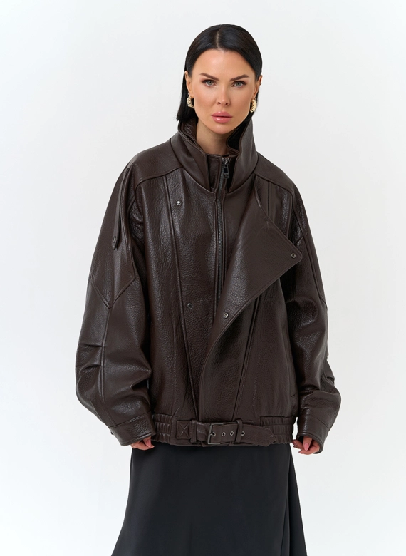 Женская куртка из натуральной кожи