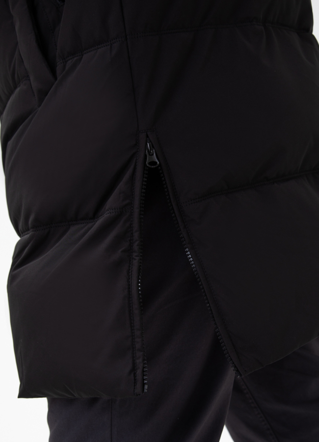 Мужской пуховик с капюшоном  модель № 28406 универмаг малина